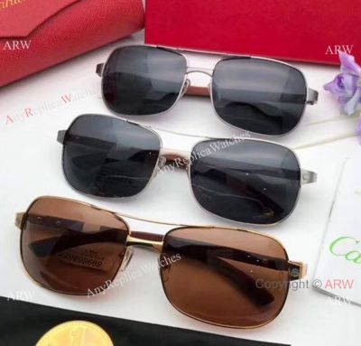 Cartier Double Bridge Titanium Sunglasses - Exact Replica
